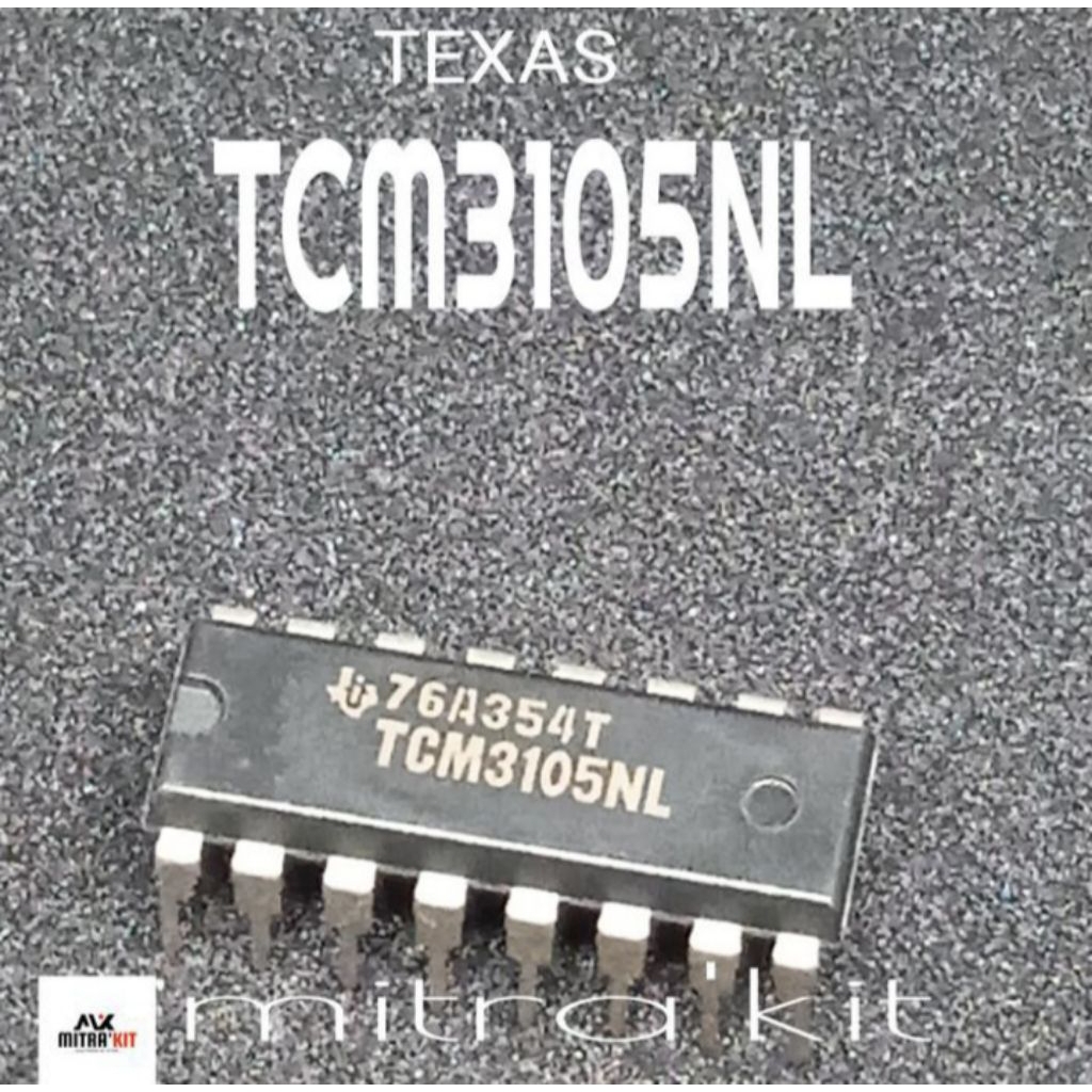 IC TCM3205NL modem Chip single 1.2kbd dip 16pin tcm 3105