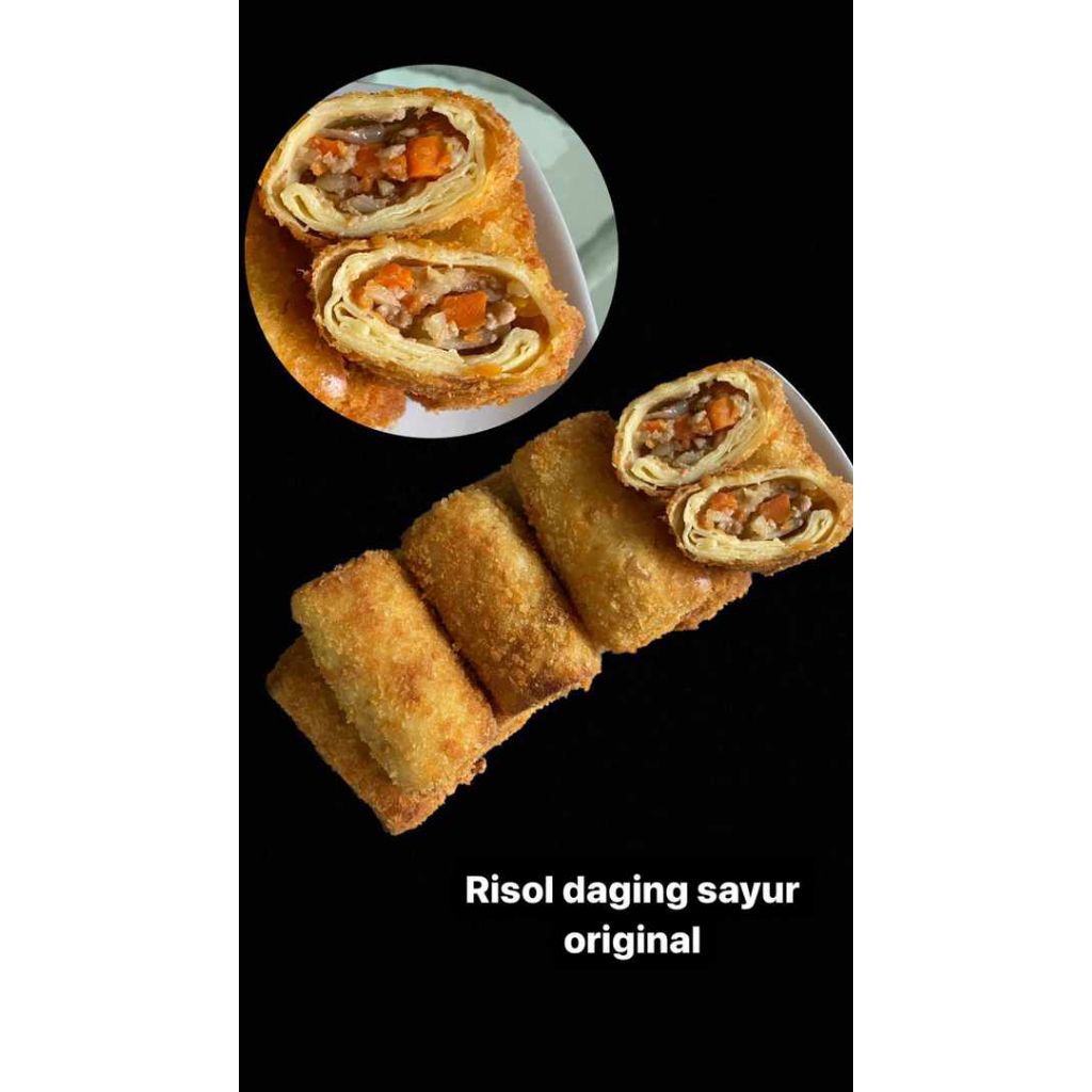 

Risol Daging Sayur Original / Pedas