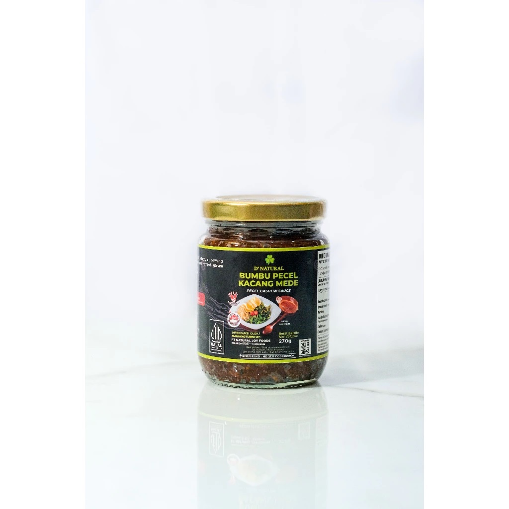 

Bumbu Pecel Kacang Mede 270gr - D'Natural Joy