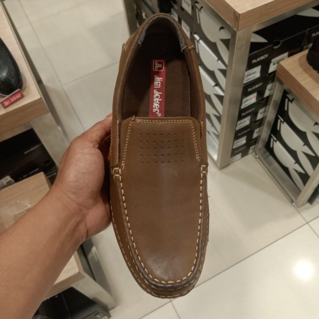 JIM JOKER SEPATU KULIT PRIA - SEPATU PRIA MOCASIN - ORIGINAL