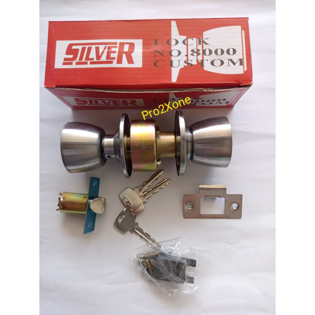 KUNCI PINTU BULAT / HANDLE PINTU  BULAT KAMAR MANDI