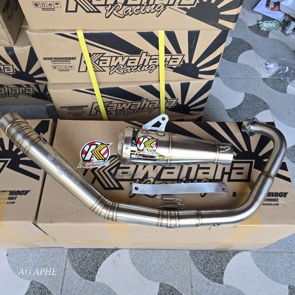 PROMO knalpot KAWAHARA GT PRO ROAD RACE yamaha R15 V1 / V2 / XABRE