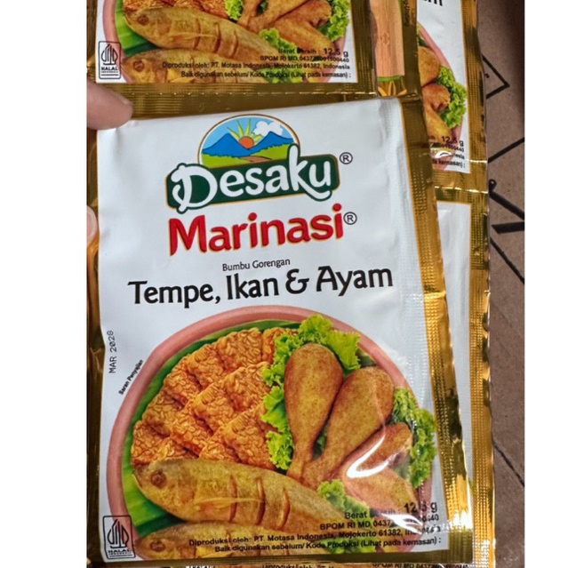 

BUMBU BUBUK MARINASI DESAKU – PRAKTIS UNTUK IKAN, AYAM, & TEMPE GORENG | marinasi