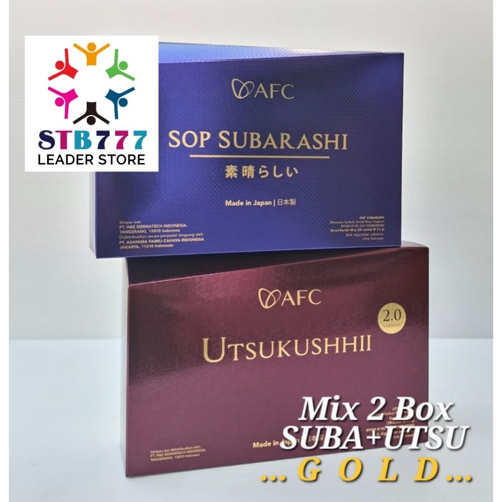

SUBARASHI UTSUKUSHHII#Paket 2 Box/Subarashi Gold+Utsukushhii Gold