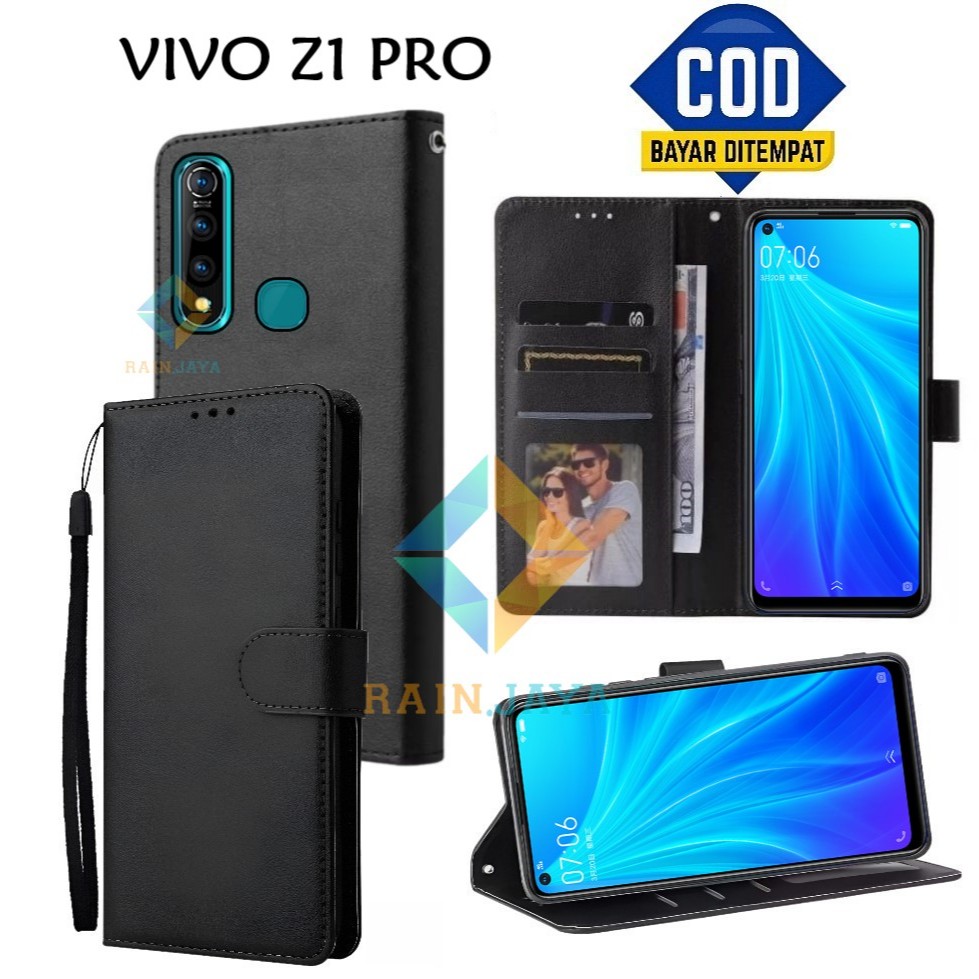Flip Case Vivo Z1 Pro Dompet Wallet Leather Case Premium Casing Hp Vivo Z1 Pro
