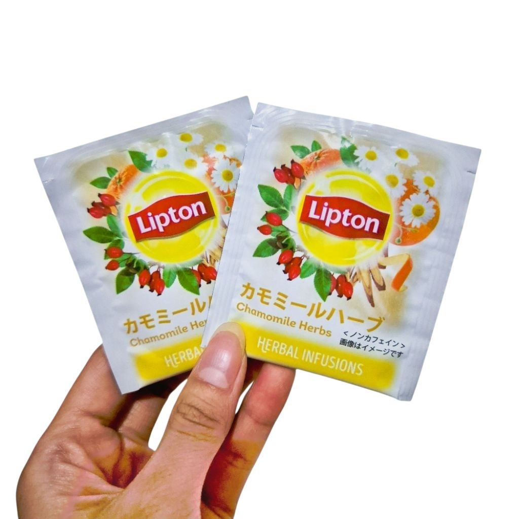 

Lipton Jepang / Japan Chamomile Herbs Kemasan Sachet / Satuan / Ecer - Teh Celup / Teh Seduh / Tea Bag / Minuman