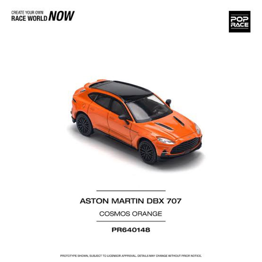 Pop Race 1/64 PR640148 Aston Martin DBS 707 Cosmo Orange