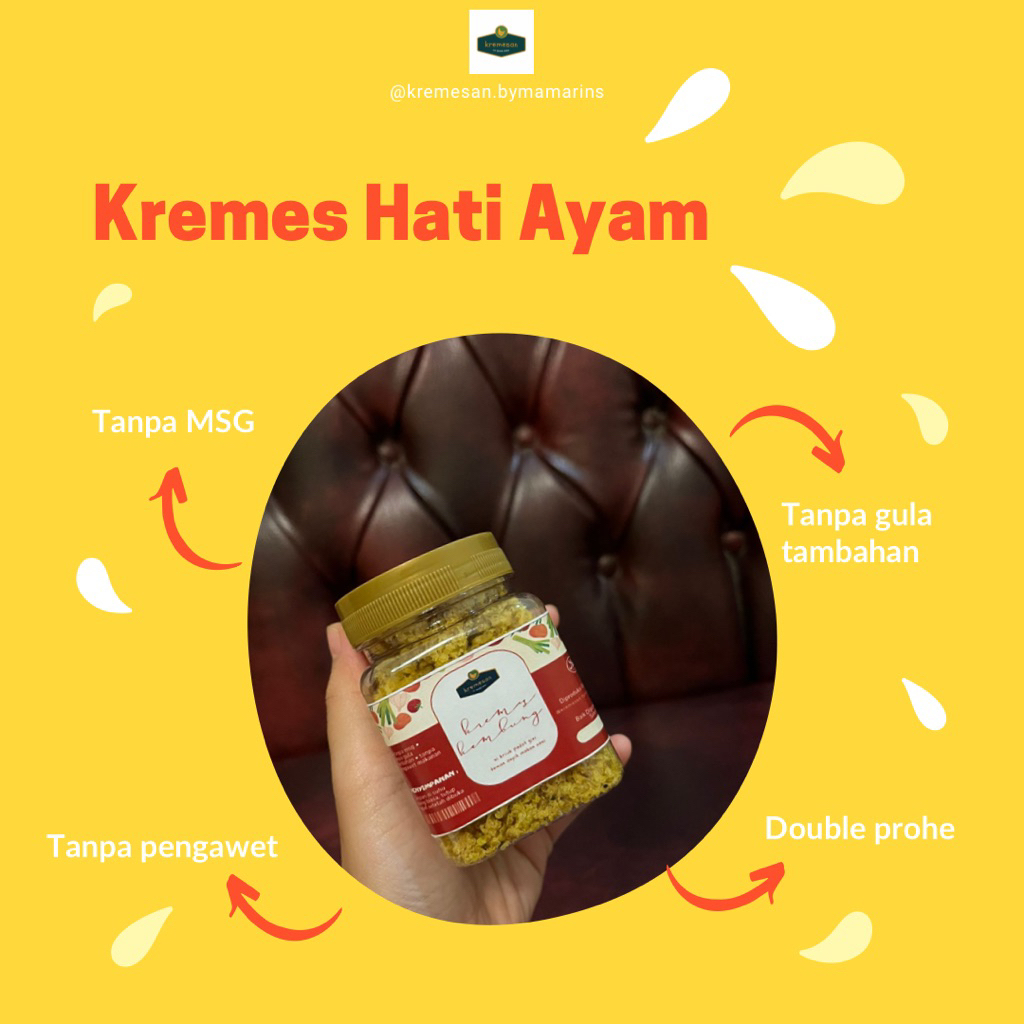 

KREMES HATI AYAM by @kremesan.bymamarins