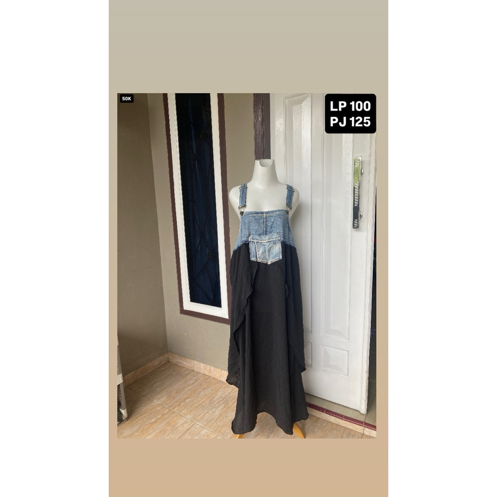 6. Overall, dress cheongsam, dan dress lengan panjang pendek