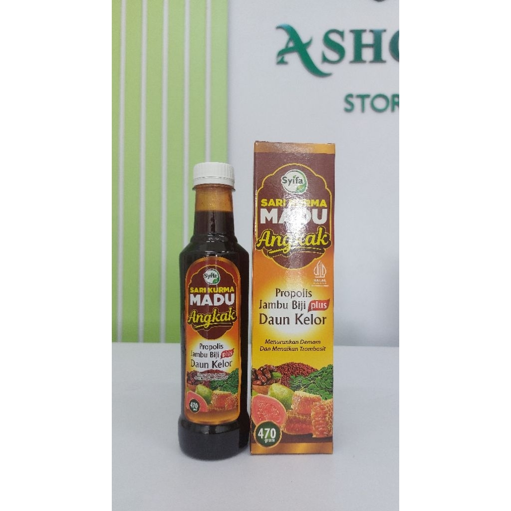 

Madu Angkak Plus Kelor - Sari Kurma Kelor Propolis Untuk DBD Naikkan Trombosit 470gram Original