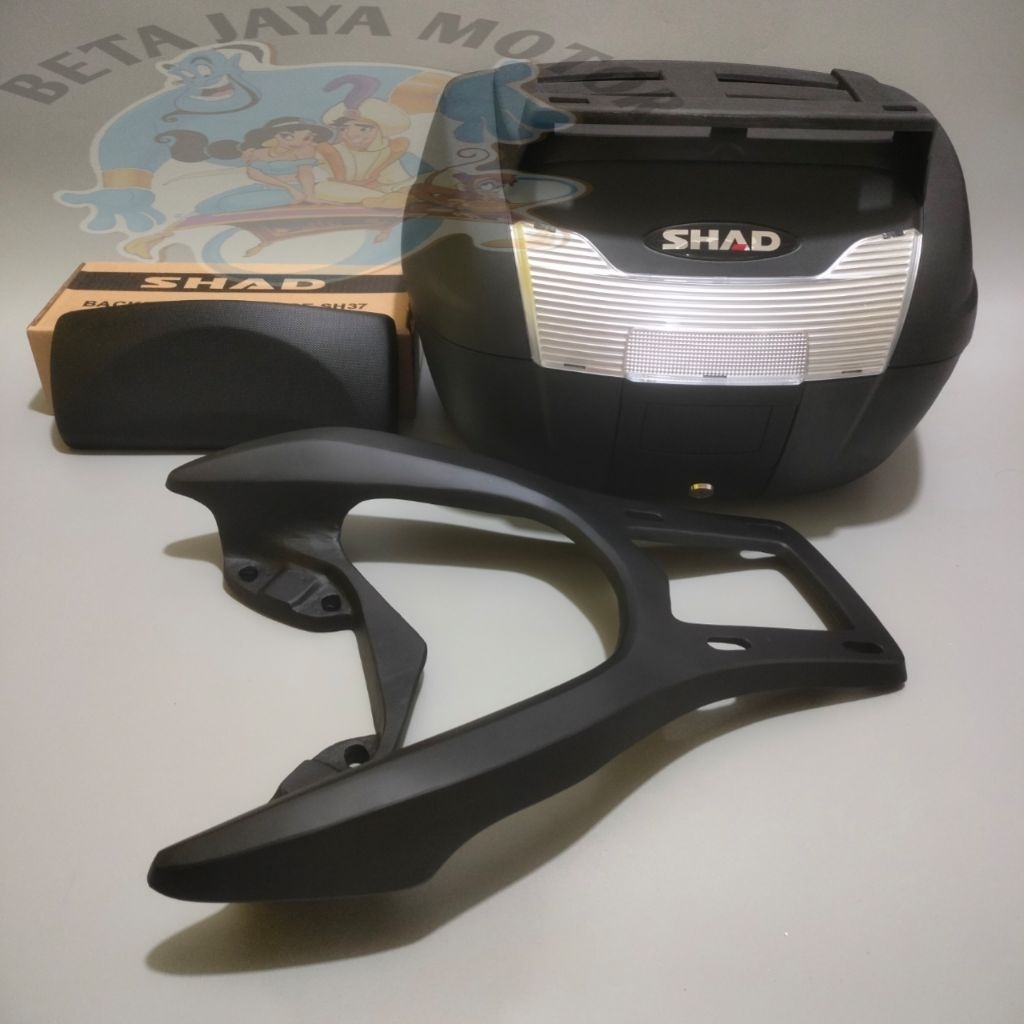 Box Shad Sh 40 Cargo & Breket Kotak Nmax Old Nmax New / Paketan Box Shad Sh 40 Plus Breket Nmax Old 