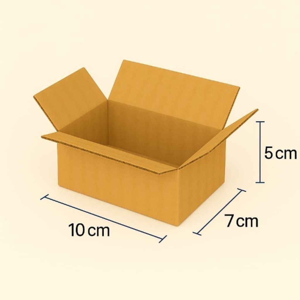 

kardus packing ukuran 10x7x6 polos murah