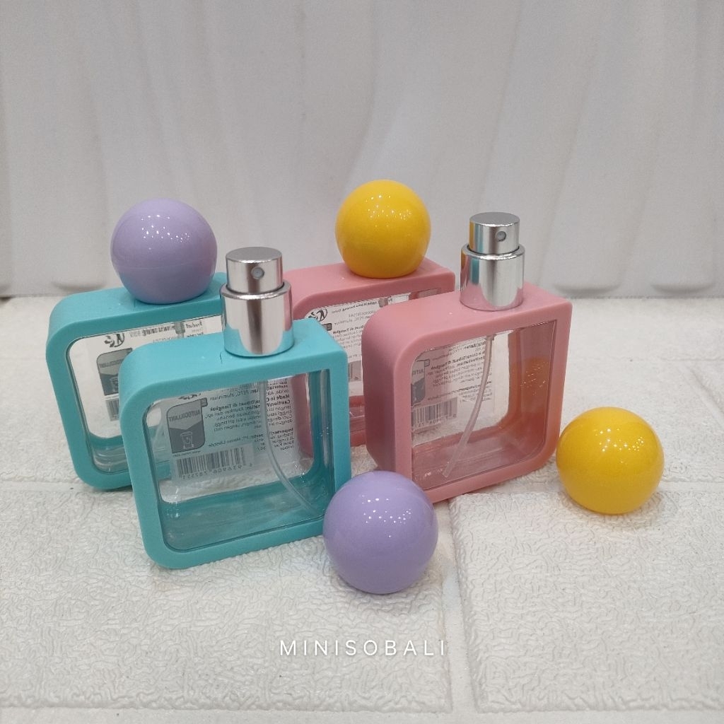 Official BALI MINISO Spray Bottle 40ml/60ml Botol Spray Botol Kosong Botol Travel