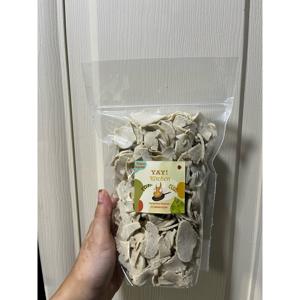 

Camilan basren daun jeruk kemasan pouch 250gr
