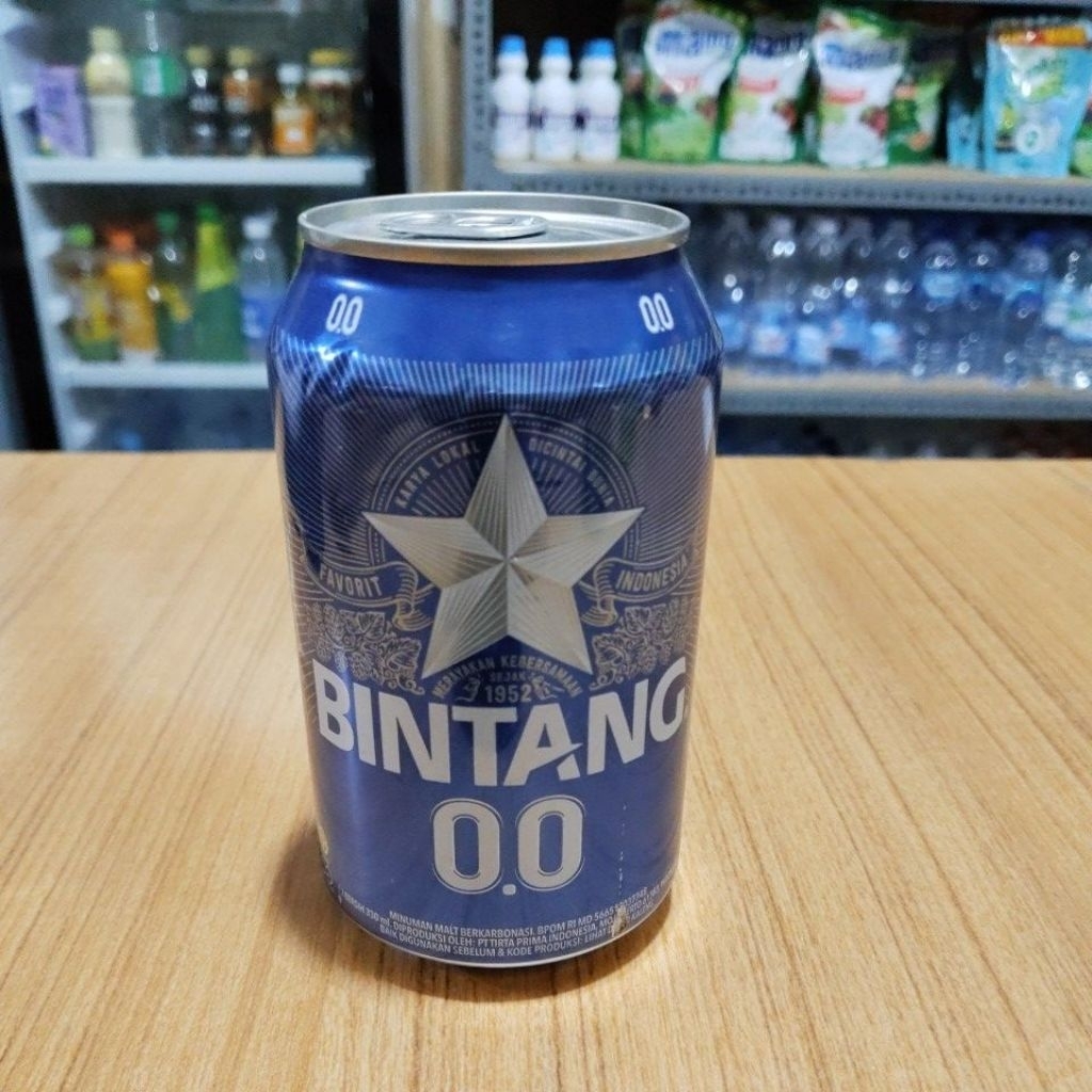 minuman kaleng Bintang Zero 0.0% 330ml