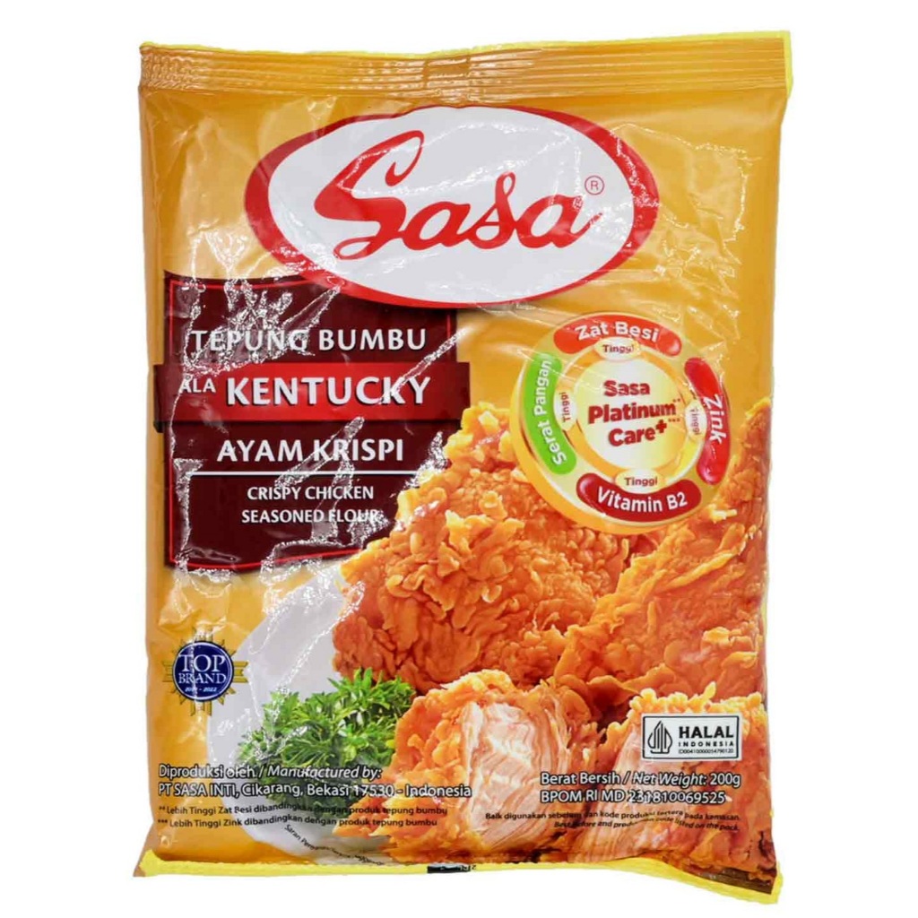 

SASA TEPUNG BUMBU ALA KENTUCKY / TEPUNG SASA KENTUCKY 200GRAM