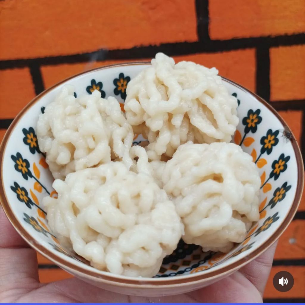 

pempek keriting ikan tengiri super isi 5 pcs