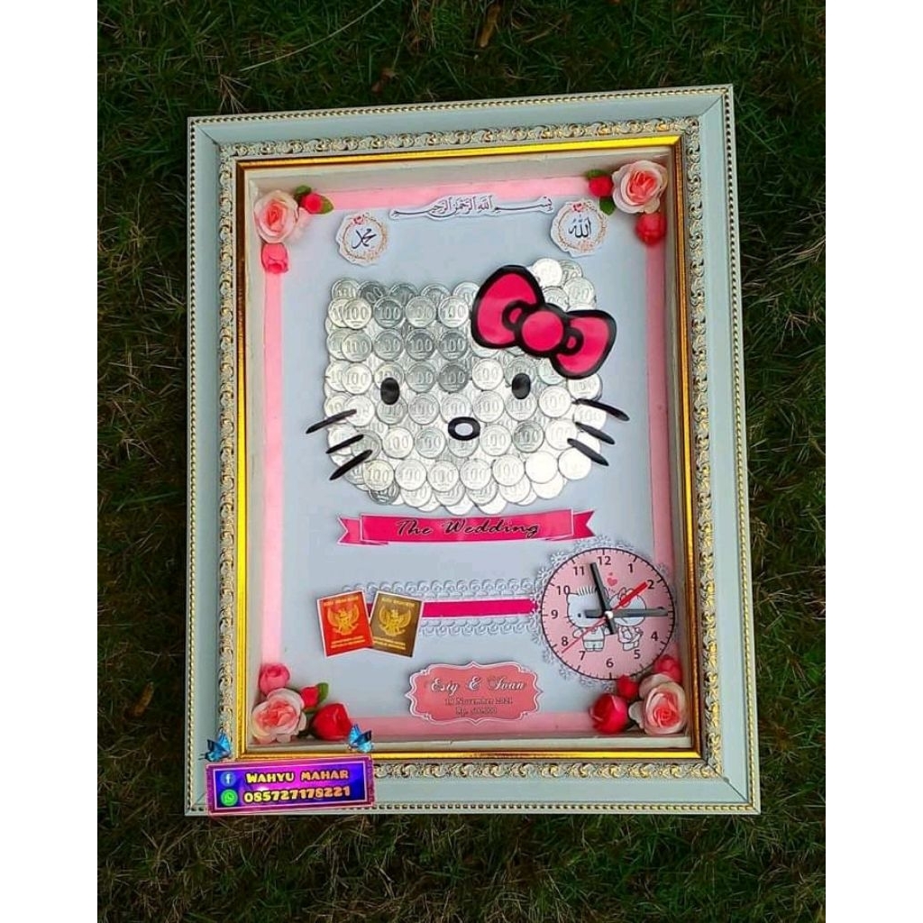 Mahar nikah bentuk hello kitty