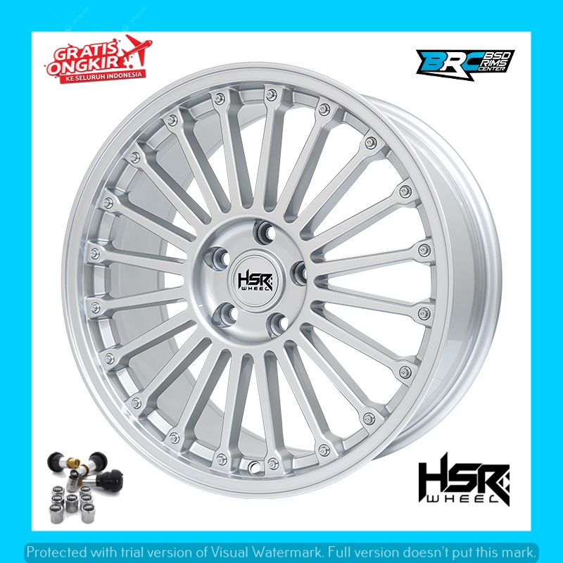 VELG BUAT MOBIL HONDA CR-V, ACCORD, CIVIC RING 18 HSR JJC MODEL JARI JARI
