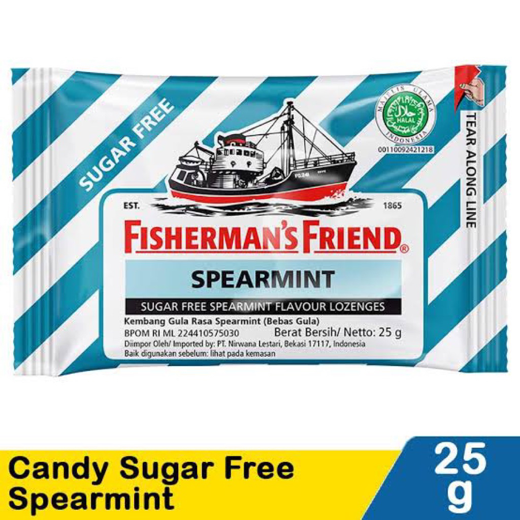 

Fisherman's Candy Sugar Free Spearmint 25g