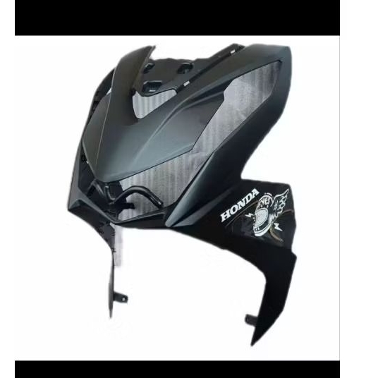 cover dasi tameng depan honda beat Street K1A tahun 2022-2023 hitam doff