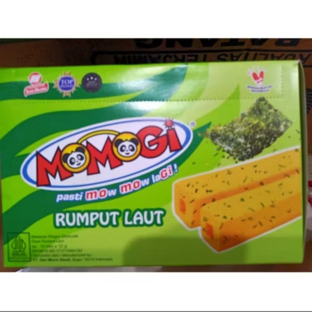 

Neww!! MOMOGI STICK RUMPUT LAUT SEAWEED ISI 10 SNACK ENAK & MURAH