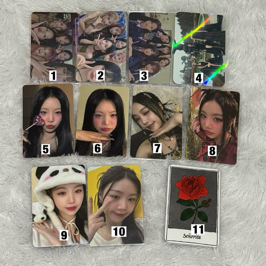 Photocard (PC) Poca Official Soojin Miyeon Soyeon Yuqi Shuhua Minnie (G)I-DLE GIDLE IDLE KPOP I-DLE