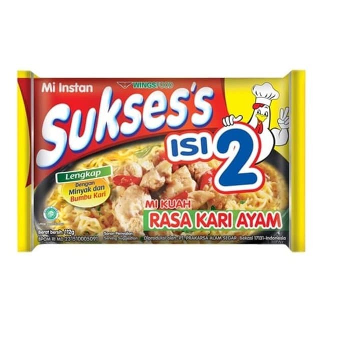 

MIE SUKSES KARI AYAM 5 x 112 GRAM