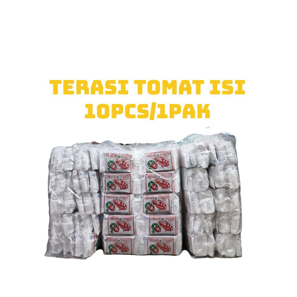

Terasi cap tomat, terasi udang tomat, terasi udang isi 10pcs/pak