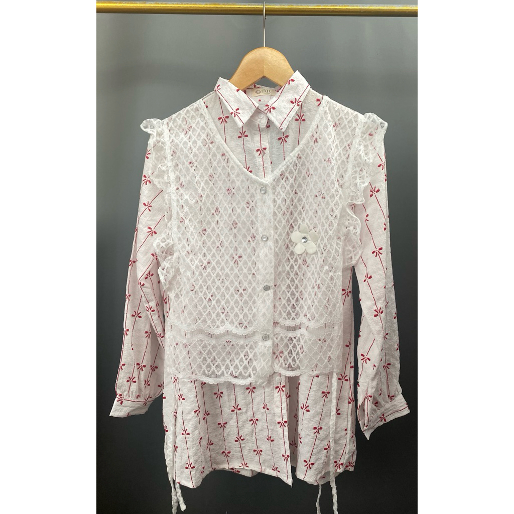 Atasan Extu / Kemeja Extu / Kemeja Merah Putih / Kemeja Kemerdekaan / Atasan Extu Heritage / Kemeja 