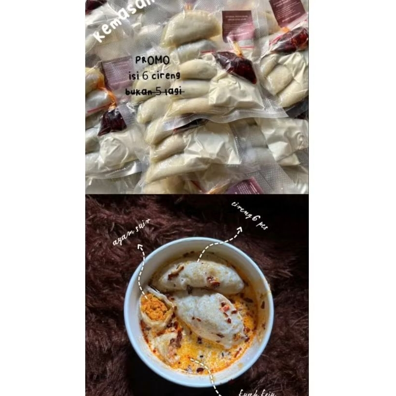 

CIRENG ISI KUAH KEJU CREAMY