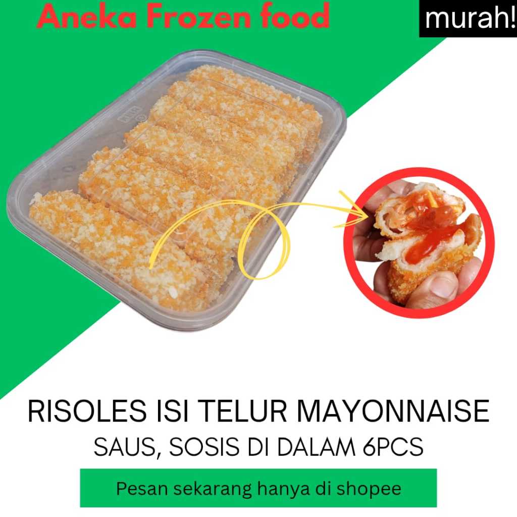 

RISOLES MAYO | RISOLES FROZEN | RISOL ISI MAYO | SOSIS DAN TELUR |