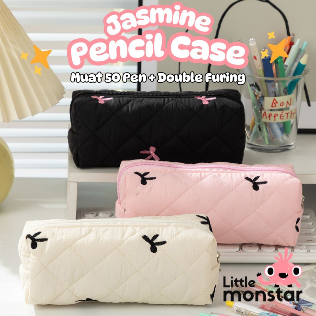

Tempat Pensil Sekolah Gambar Pita Korean Coquette Pencil Case SB-19