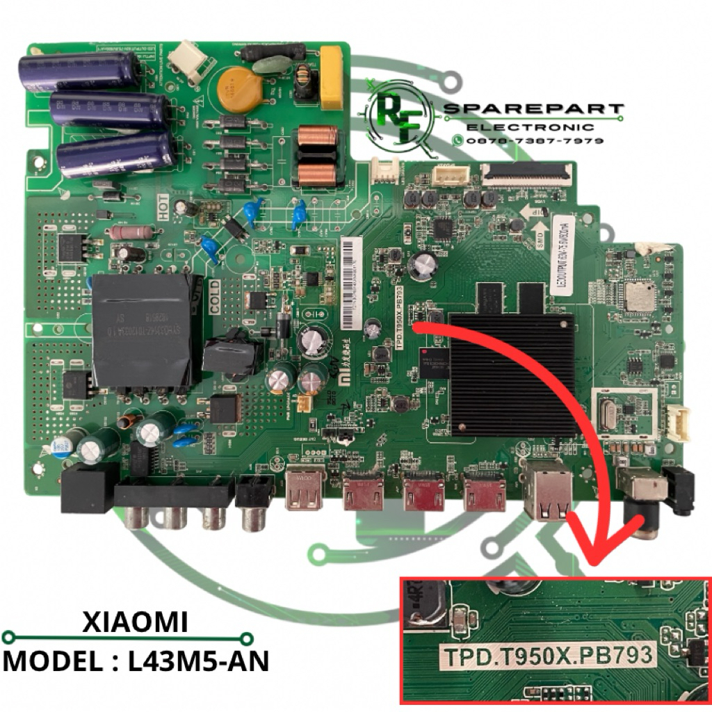MB MOBO MAINBOARD MESIN XIAOMI MI LED TV ANDROID L43M5-AN L43M5AN L 43M5AN 43M5AN
