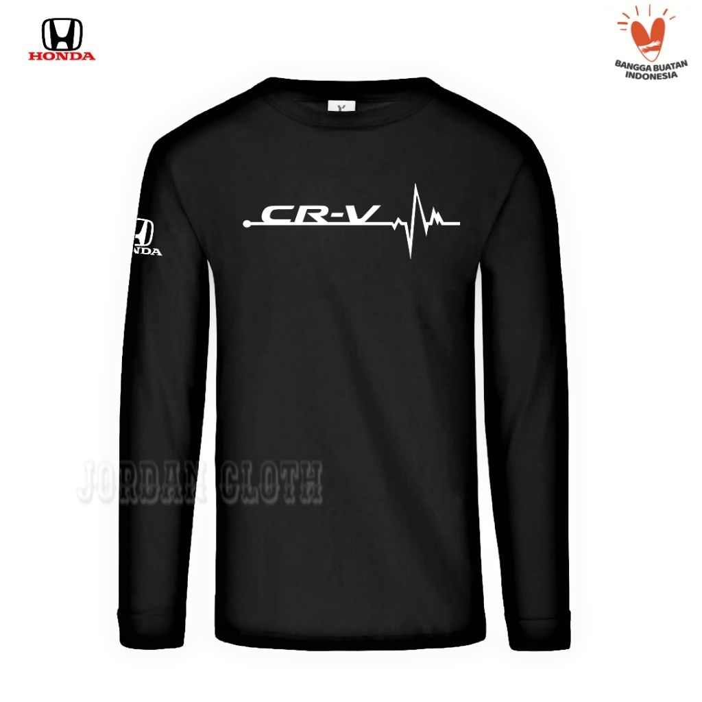 Tshirt Baju Kaos Lengan Panjang Honda CR-V Wave