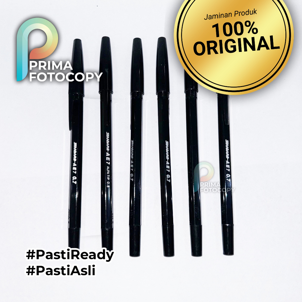 

Pulpen Standard AE7 Hitam 0.5 Asli Original