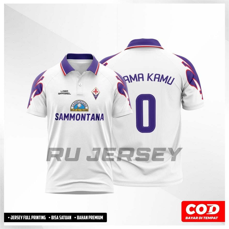 Jersey Fiorentina 1995 Away Retro Full Printing