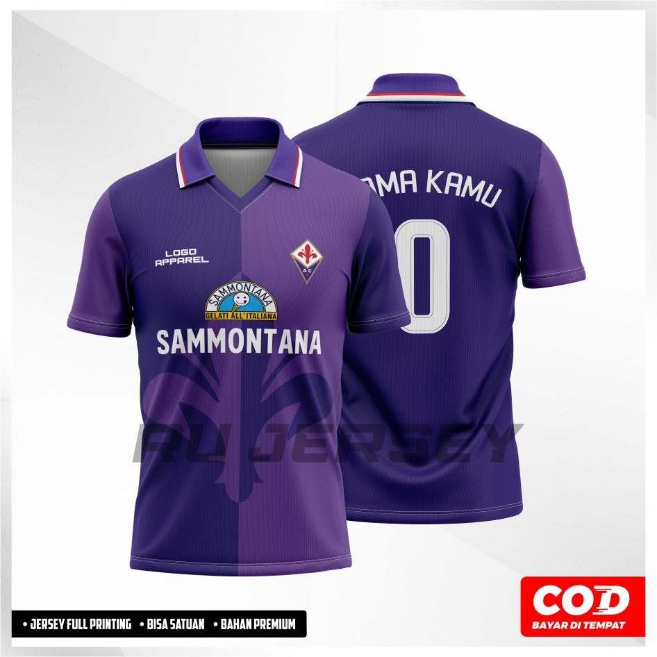 Jersey Fiorentina 1995 Retro Full Printing