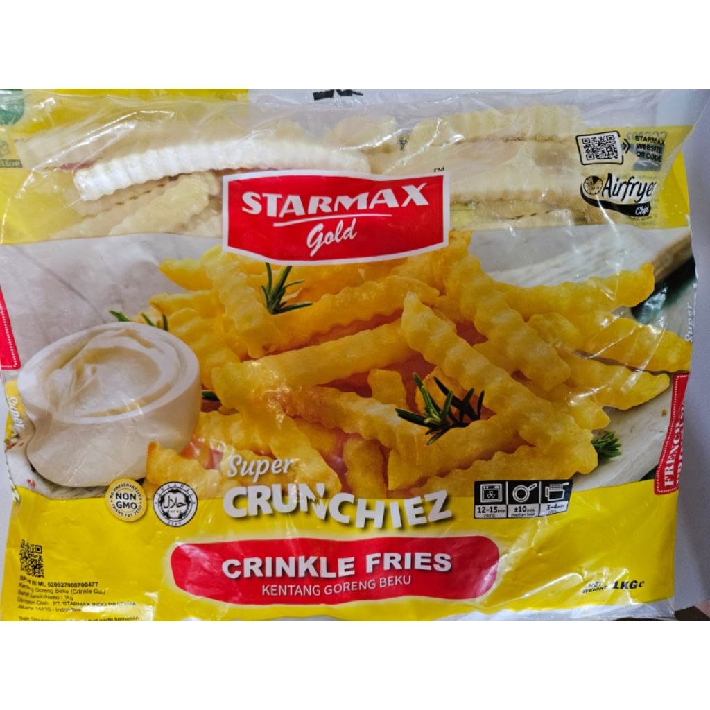 

STARMAX GOLD FRENCH FRIES CRINKKLE CRUNCHIES