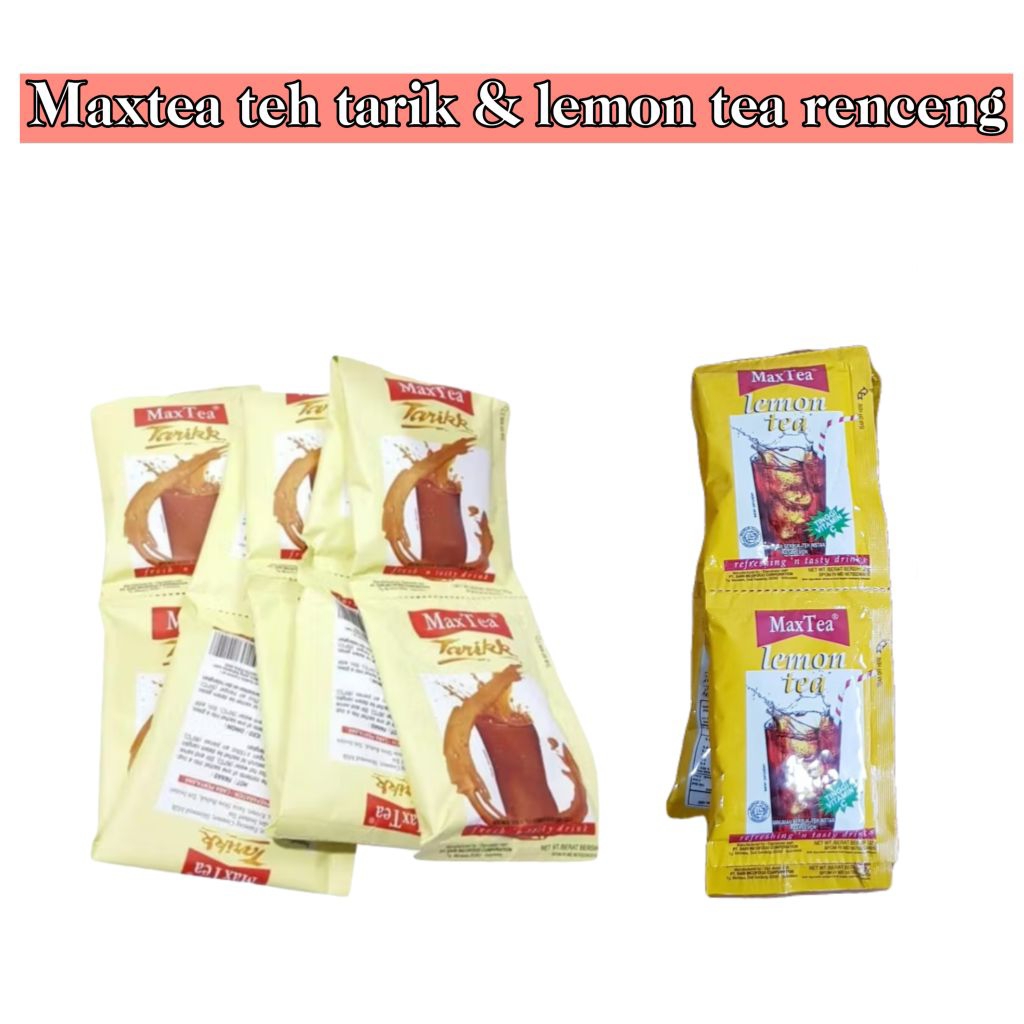 

Maxtea renceng isi 10/ maxtea lemon tea/ maxtea teh tarik