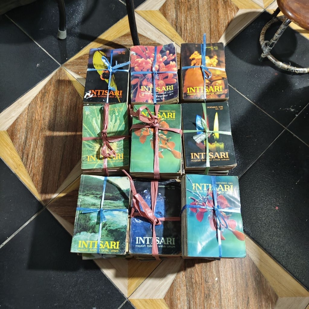 Majalah Intisari Jadul 1970an - 1980an Random
