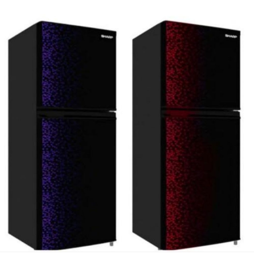 Kulkas Sharp SJ-236MG 2 Pintu Shine Magneglass Series SJ-236MG-GB SJ-236MG-GR