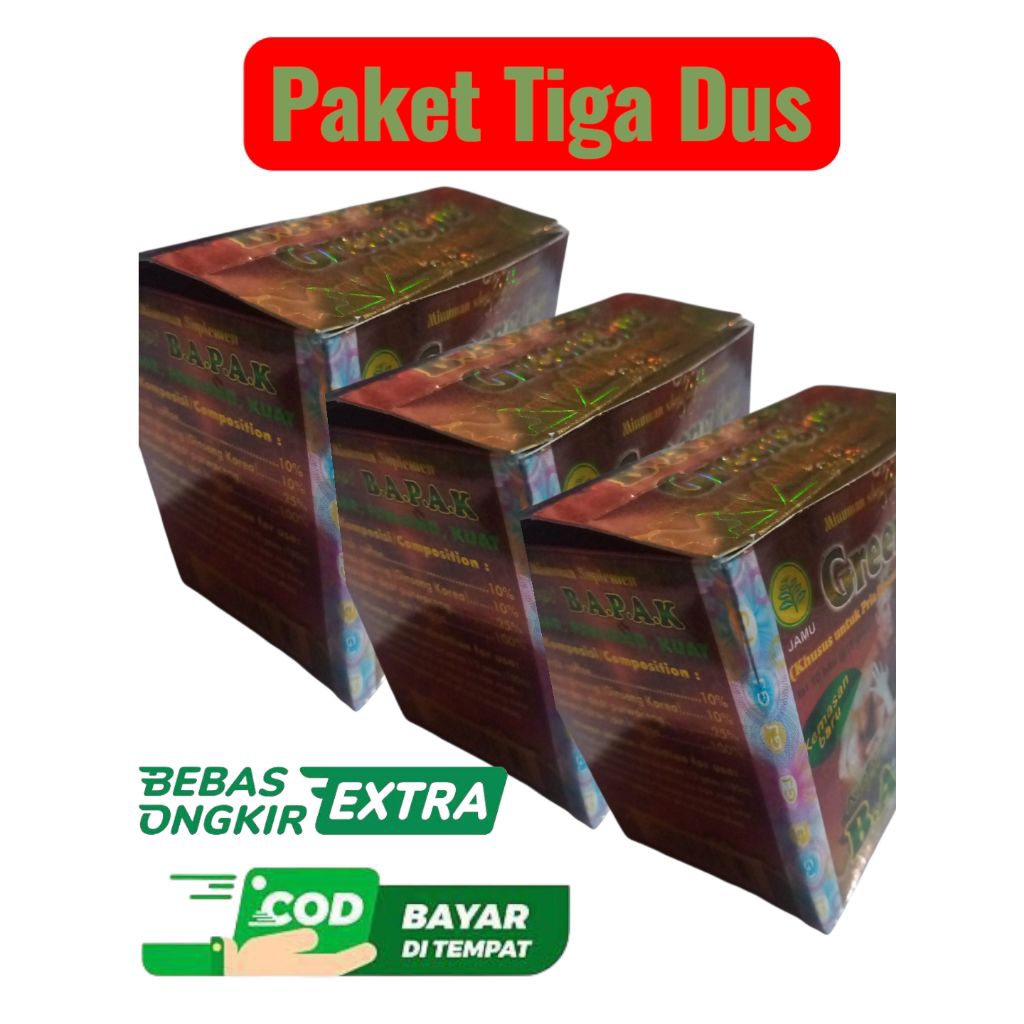 

PAKET TIGA DUS PLUS ISI SACHET
