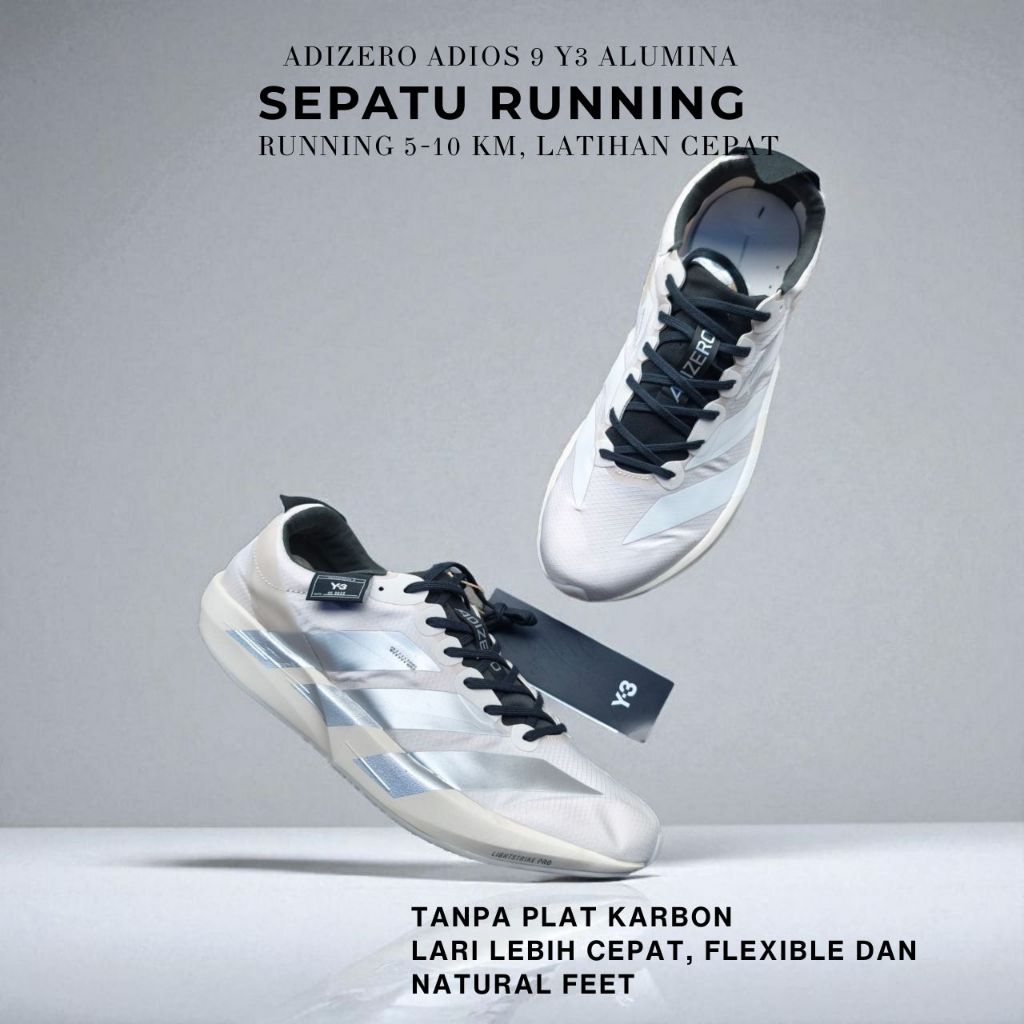 sepatu running pria adizero adios 9 y3