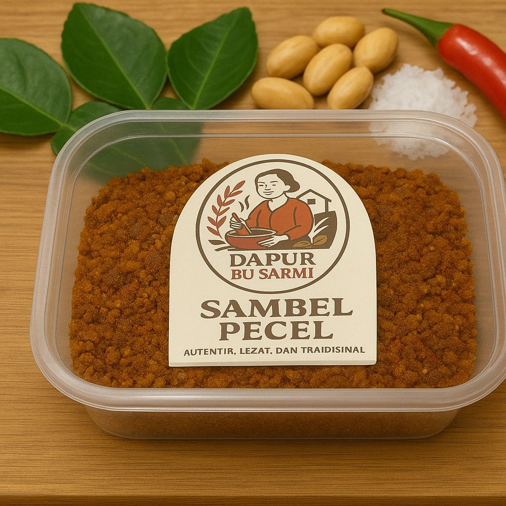 

Sambel Pecel 250g – Bumbu Pecel Kacang Pedas Gurih Original Bu Sarmi