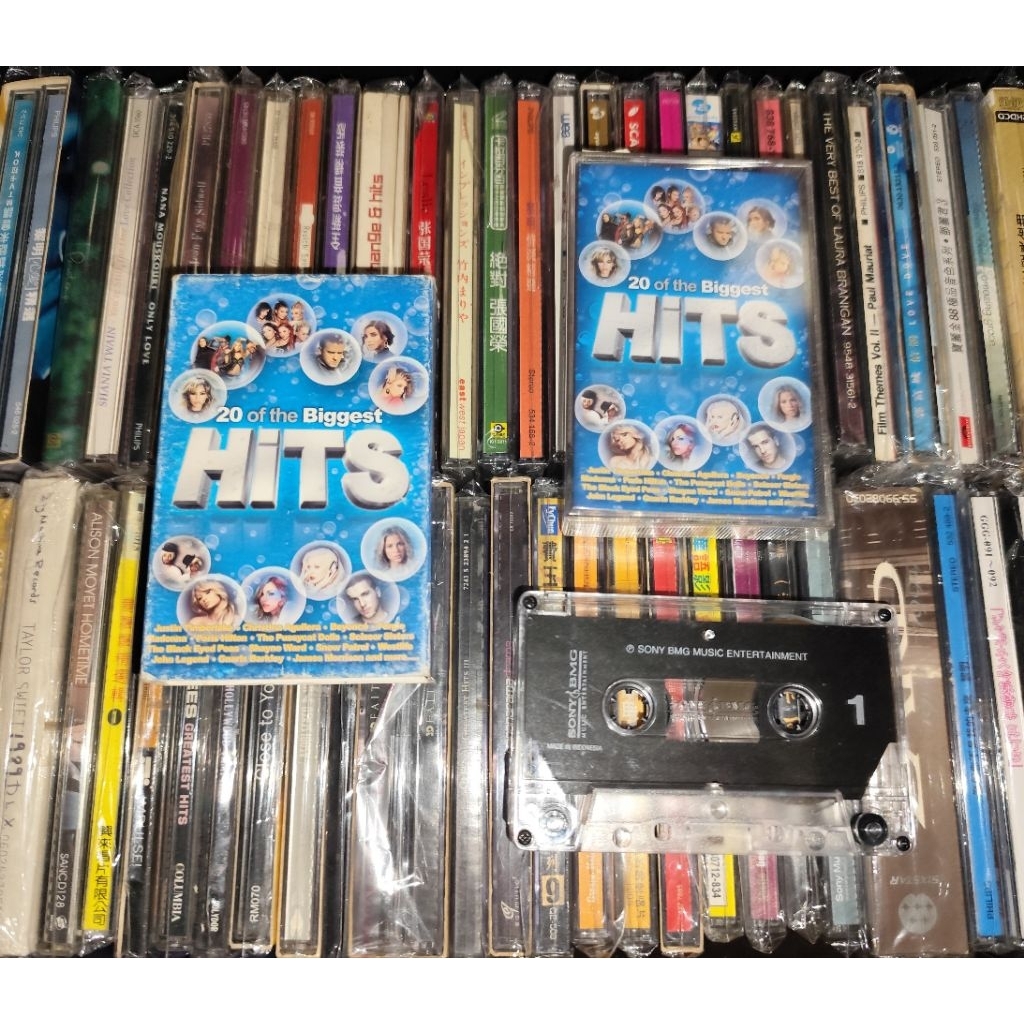 Kaset Kompilasi 20 of the Biggest Hits - Justin Timberlake, Beyonce, Christina Aguilera, Madonna, Pa