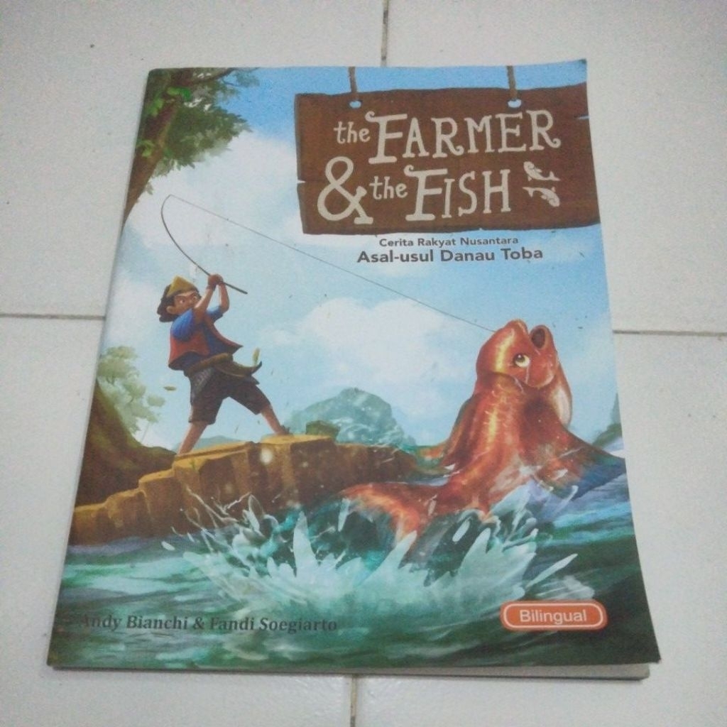 Buku Cerita Bilingual Asal Usul Danau Toba