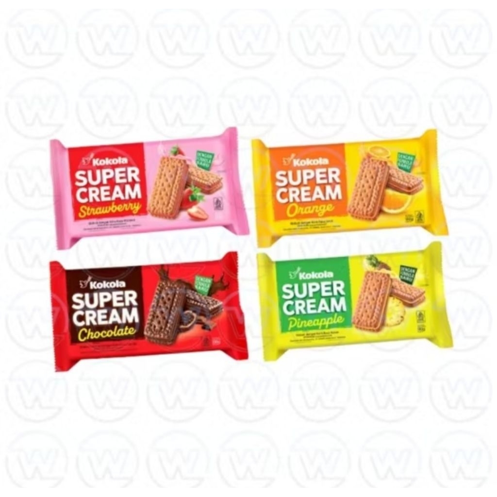 

Kokola super cream orange pineapple strawberry chocolate 180 gram dus