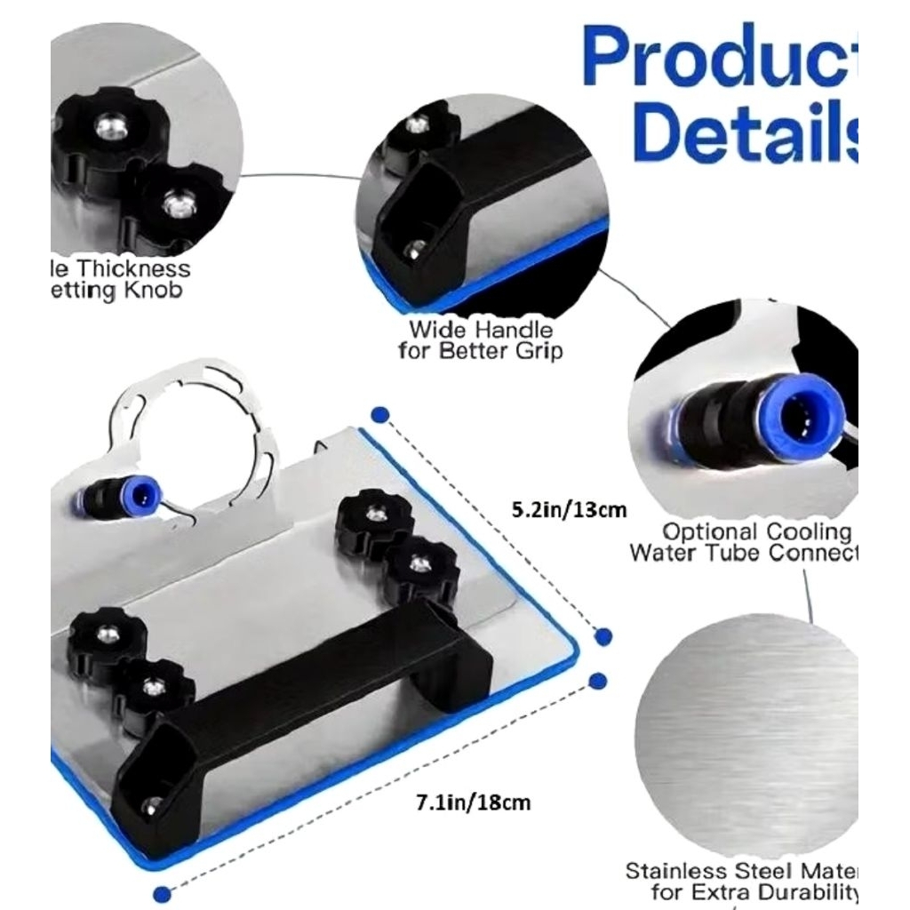 TERMURAH Adaptor gerinda prostek keramik/granit 45 derajat
