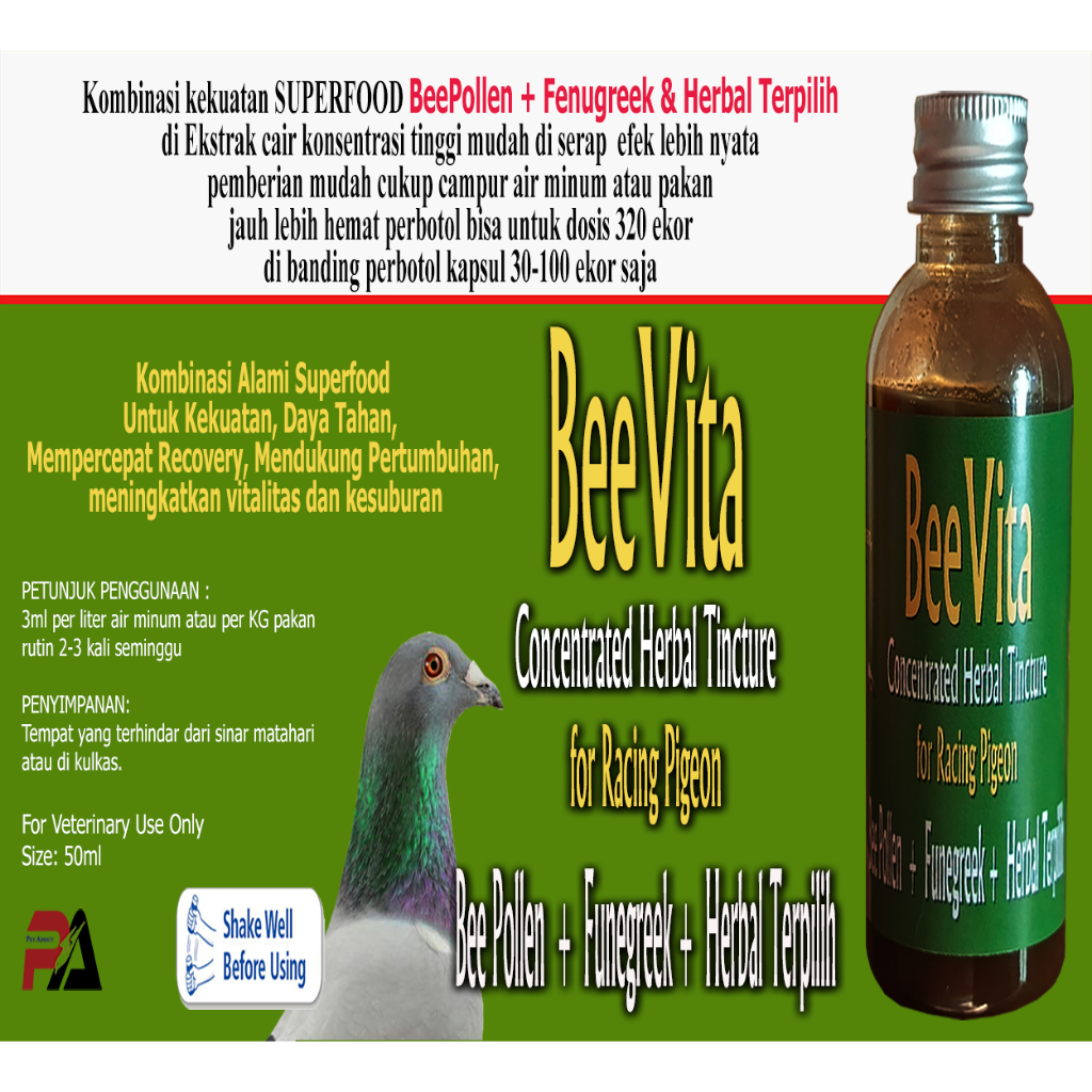 Jamu Merpati Juara Superfood BeeVita Herbal